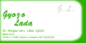 gyozo lada business card